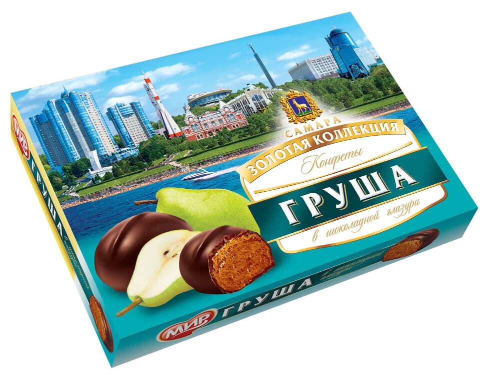  КФ МИР Груша в шоколадной глазури 160г  в Озёрске