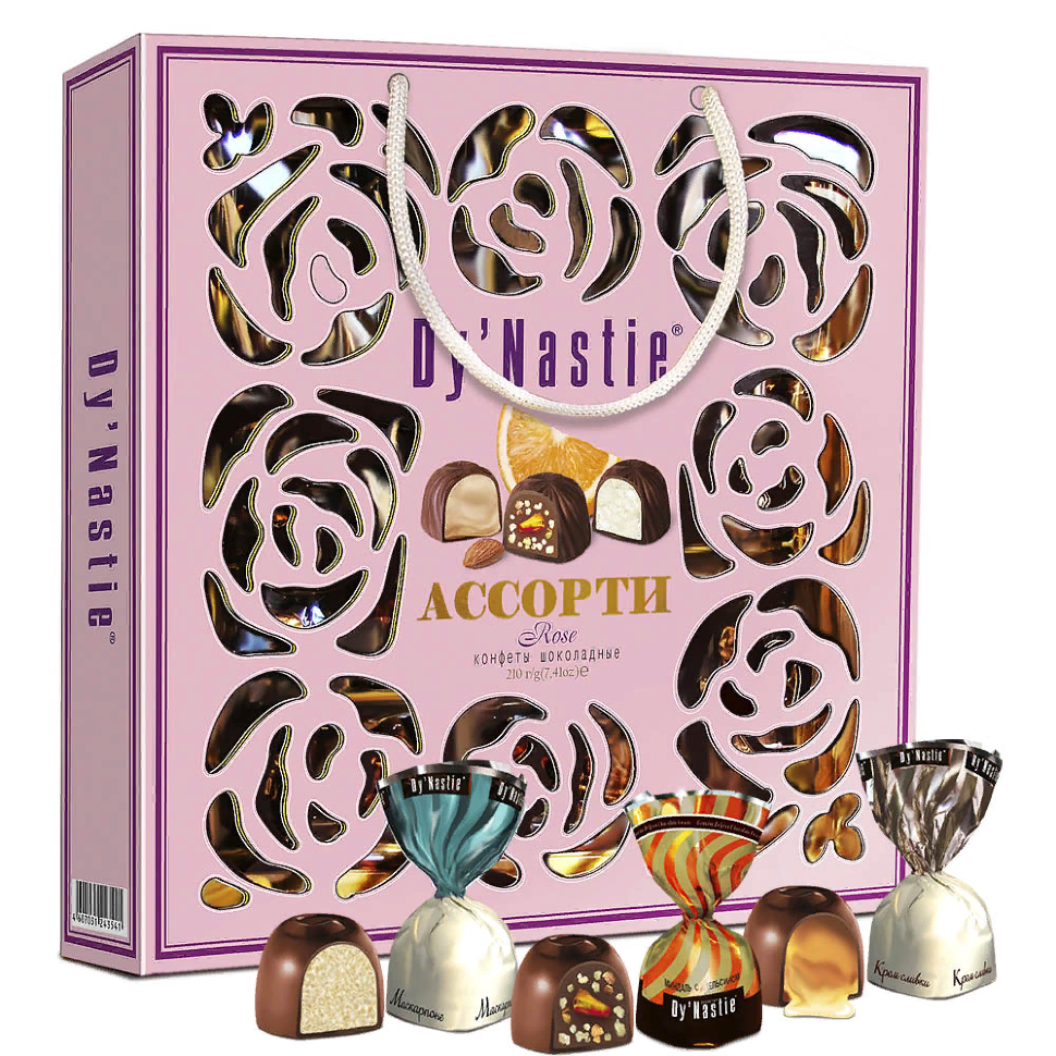  Династия Сумка 170г Конфеты "Ассорти ROSE"    в Озёрске